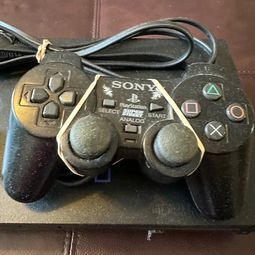 Sony Black PlayStation Console with Classic Design
